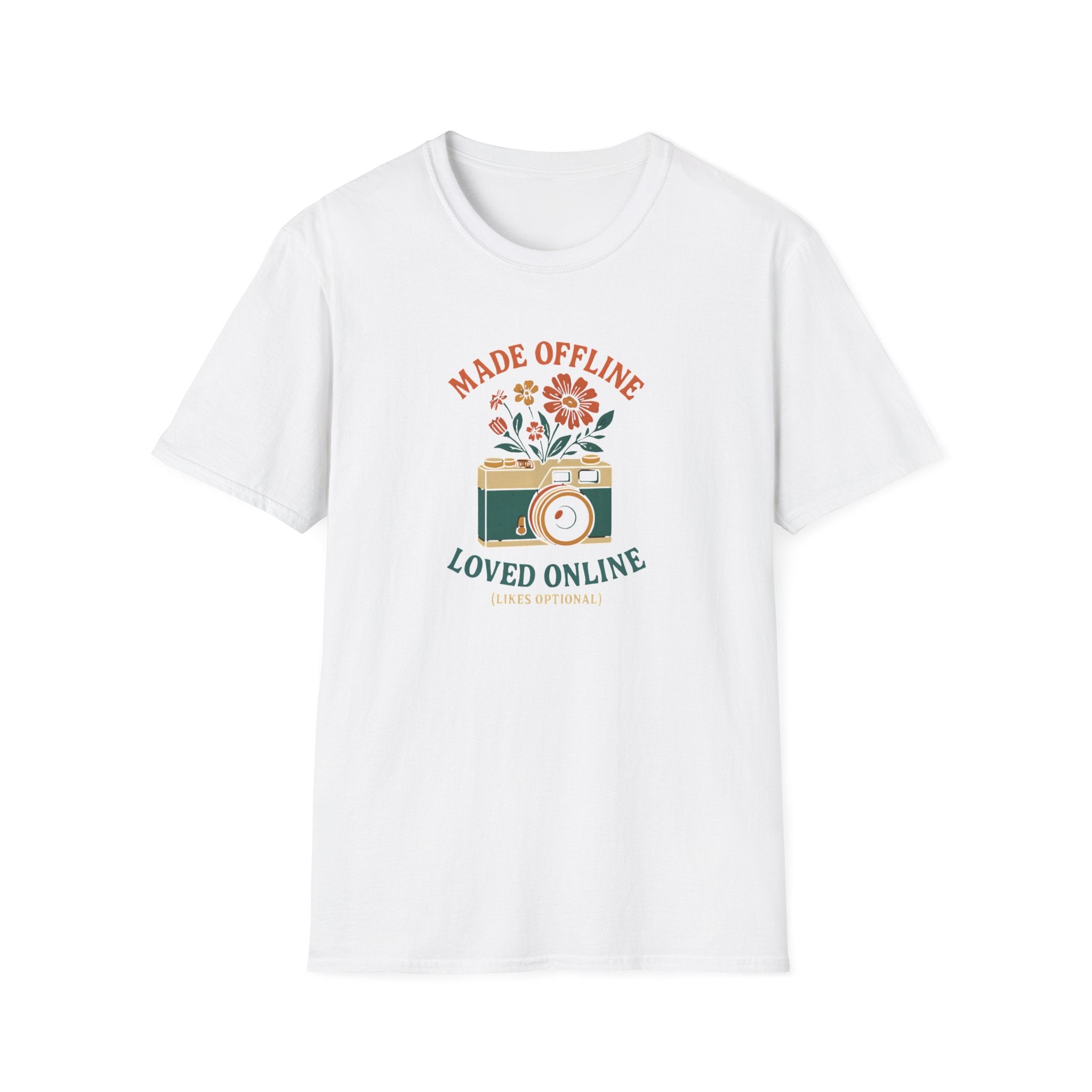 Camera with Flowers T-Shirt