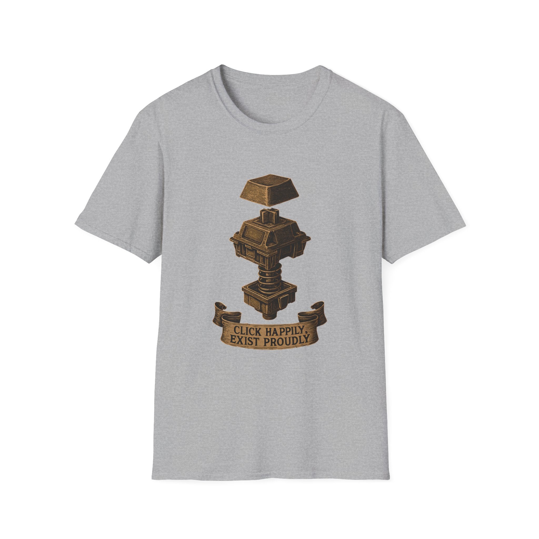 Spring-loaded mechanical sculpture T-Shirt