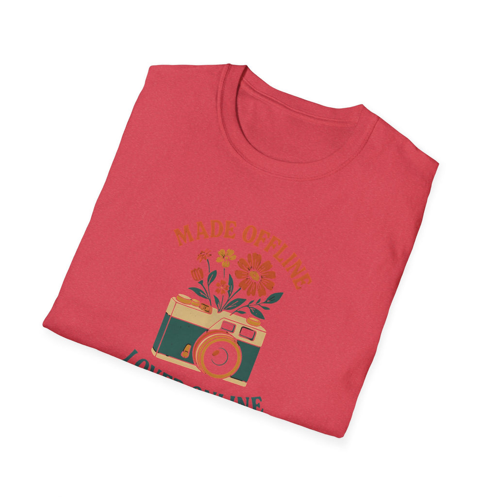 Camera with Flowers T-Shirt