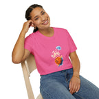 Watercolor basketball scene T-Shirt