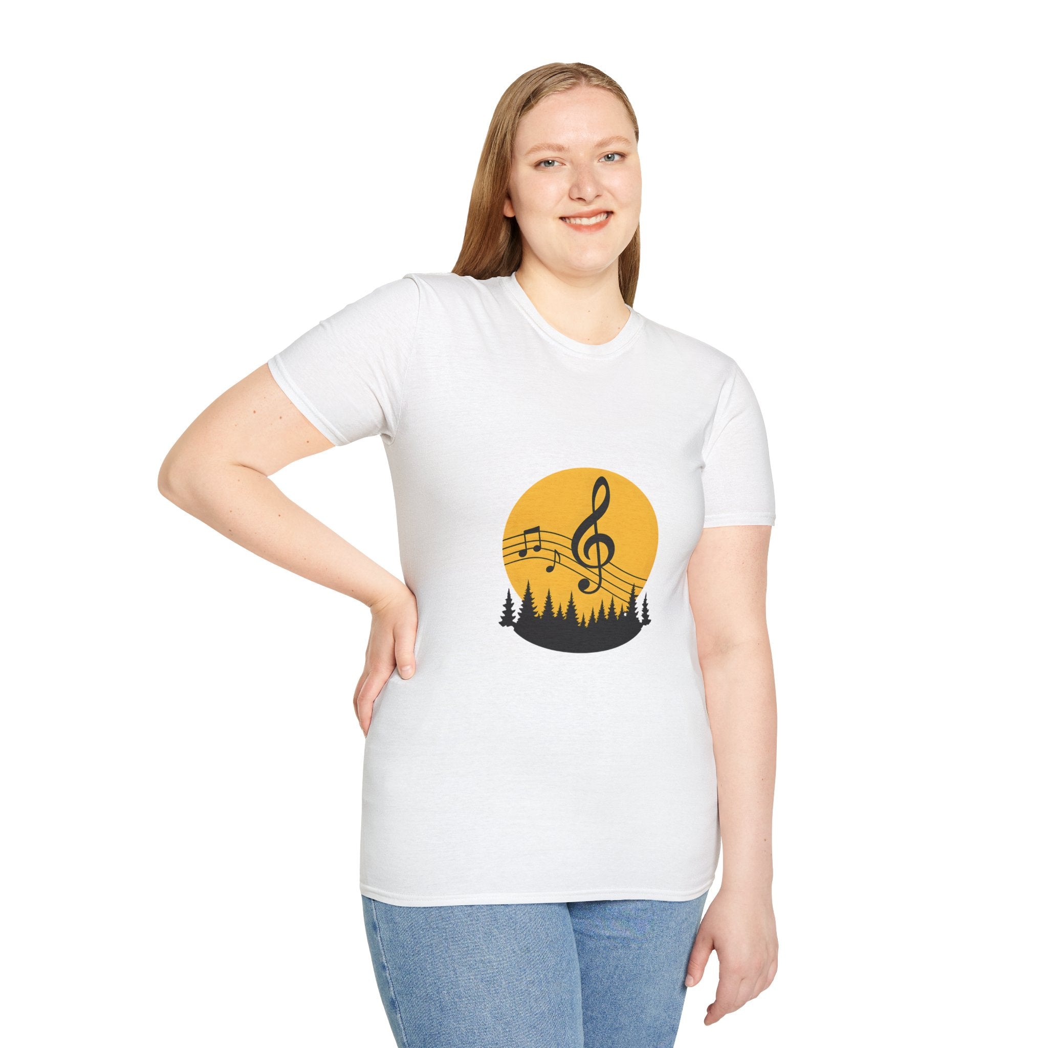 Treble Clef Sunset T-Shirt
