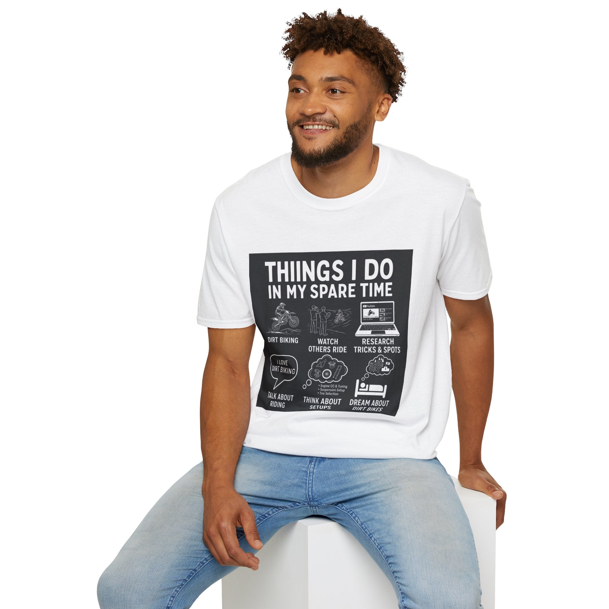 Things I Do In My Spare Time DIRTBIKING Graphic Tee