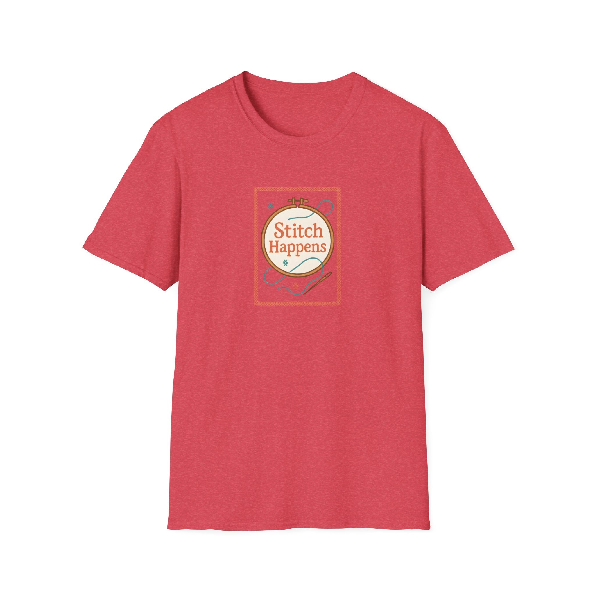 Stitch Happens Embroidery T-Shirt