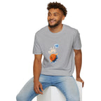 Watercolor basketball scene T-Shirt