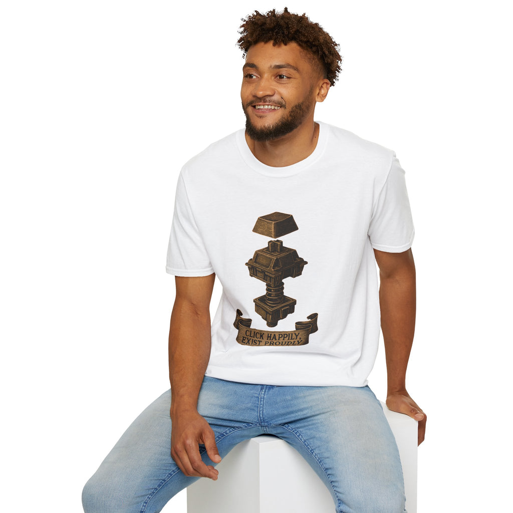 Spring-loaded mechanical sculpture T-Shirt