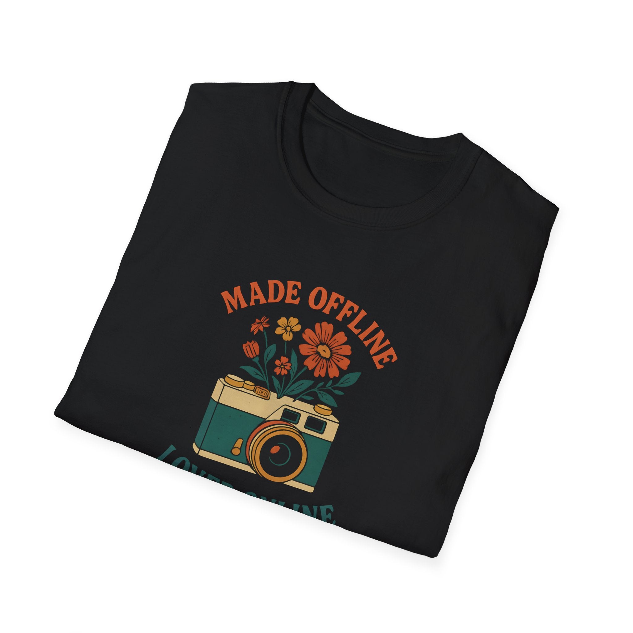 Camera with Flowers T-Shirt