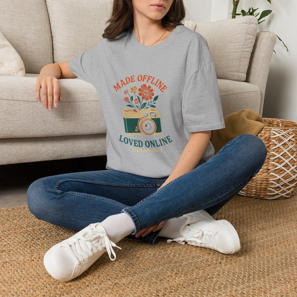 Camera with Flowers T-Shirt