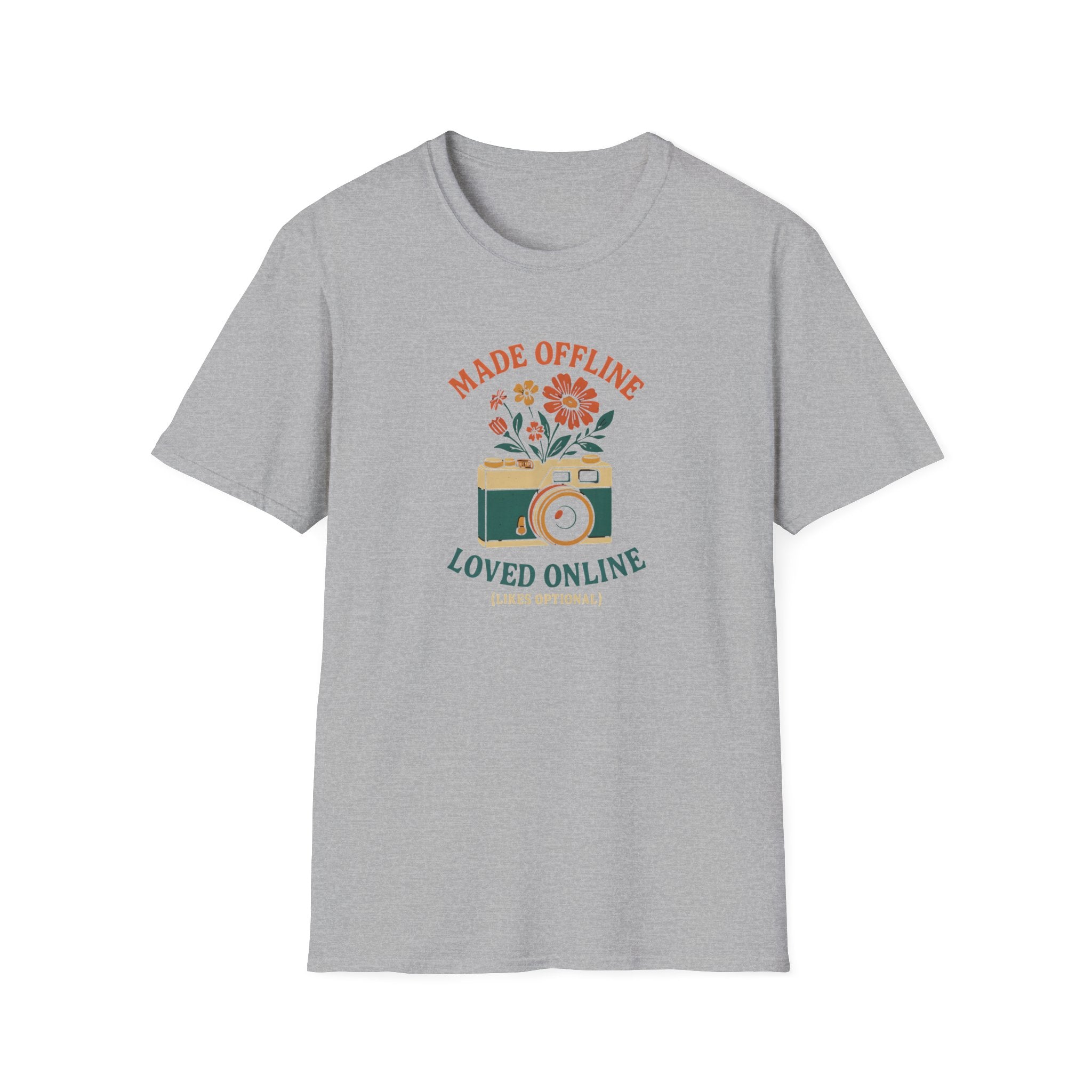 Camera with Flowers T-Shirt
