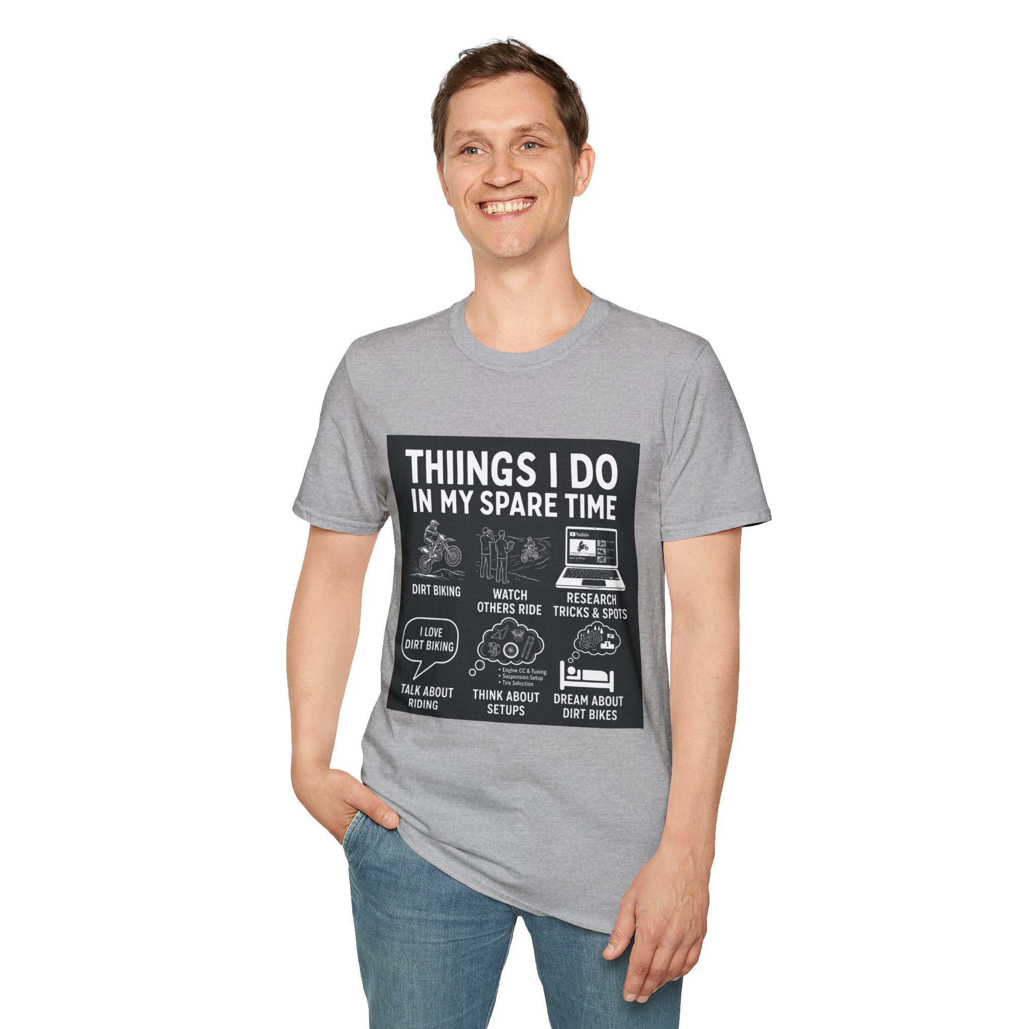 Things I Do In My Spare Time DIRTBIKING Graphic Tee