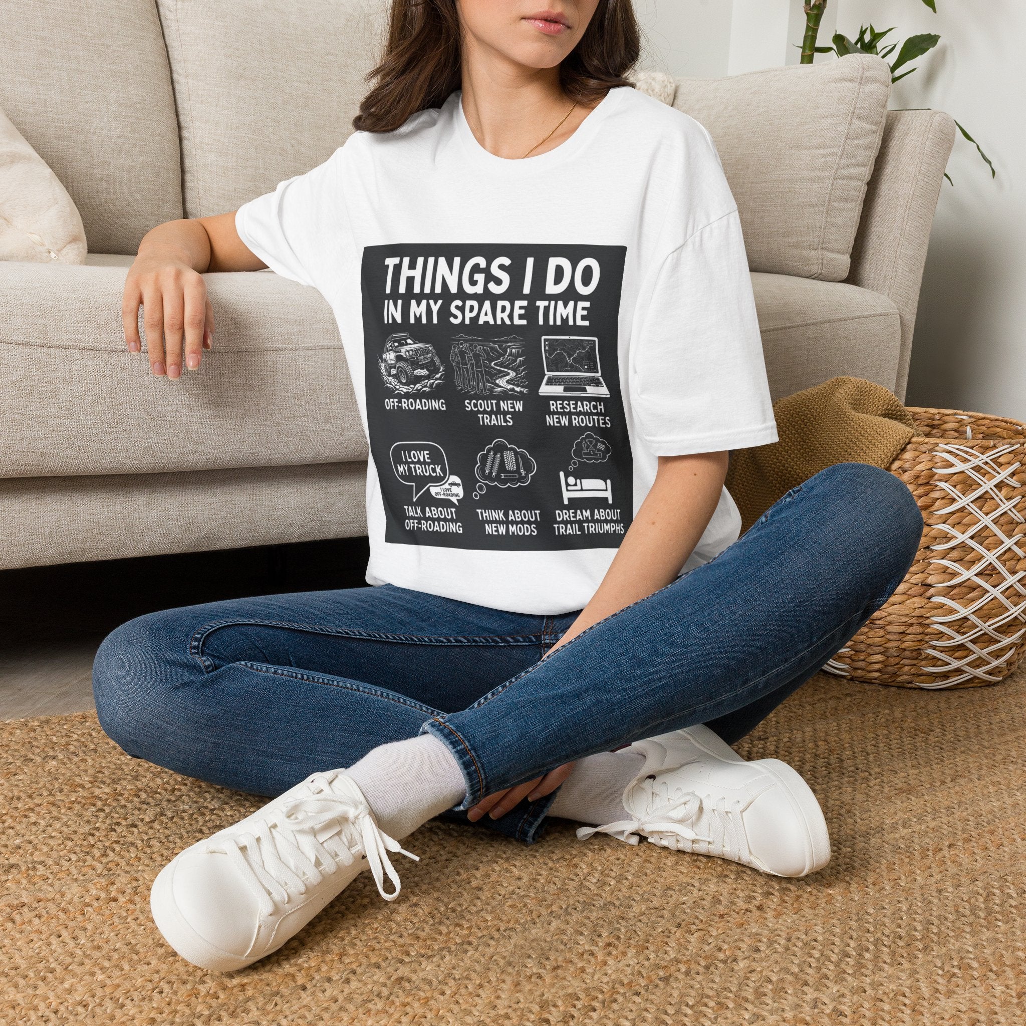 Things I Do in My Spare Time T-Shirt – Off-Roading, Graphic Tee