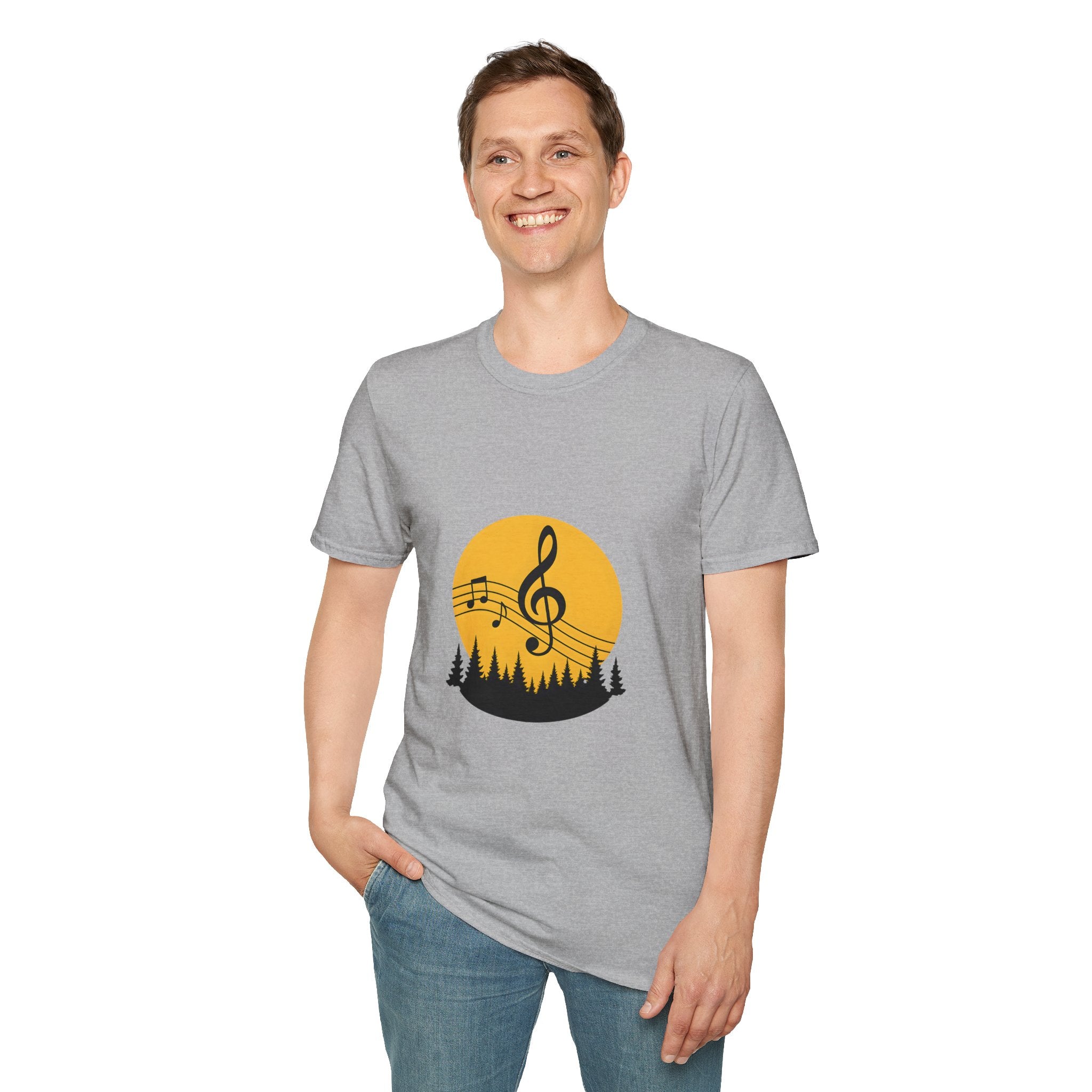Treble Clef Sunset T-Shirt