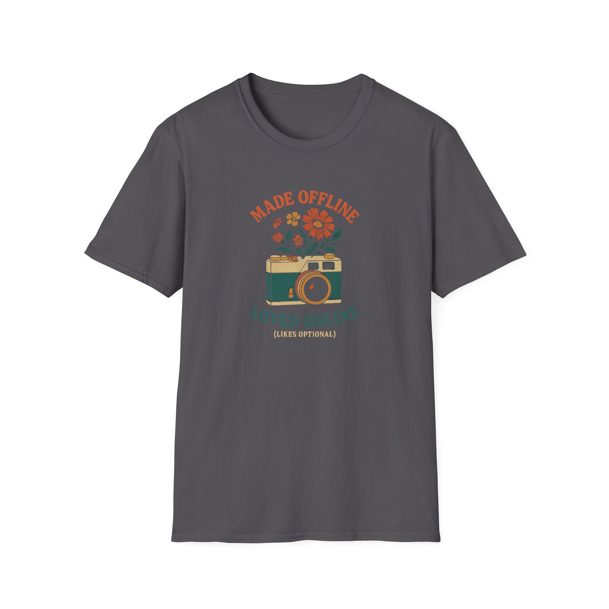Camera with Flowers T-Shirt
