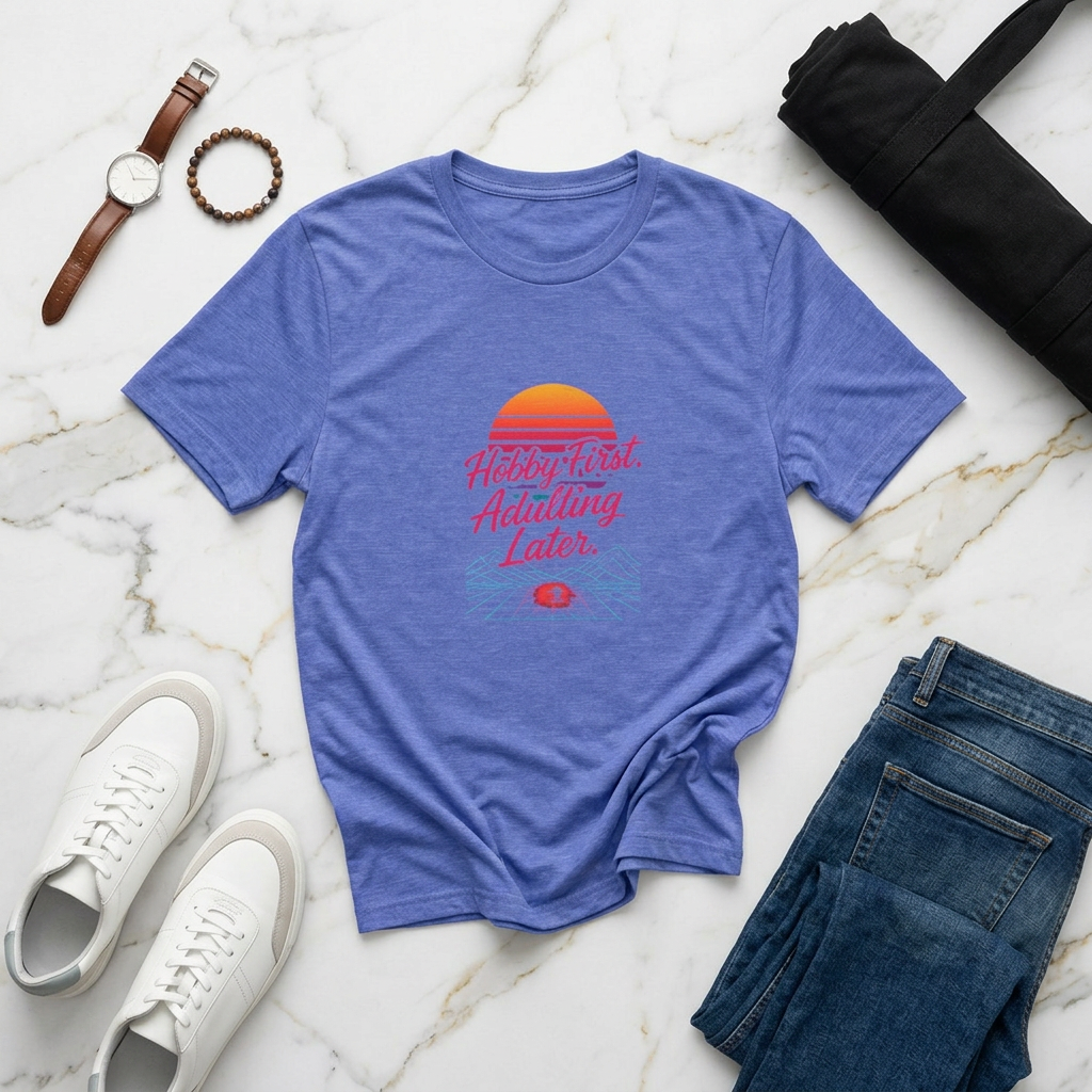 Hobby First, Adulting Later T-Shirt
