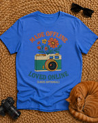 Camera with Flowers T-Shirt