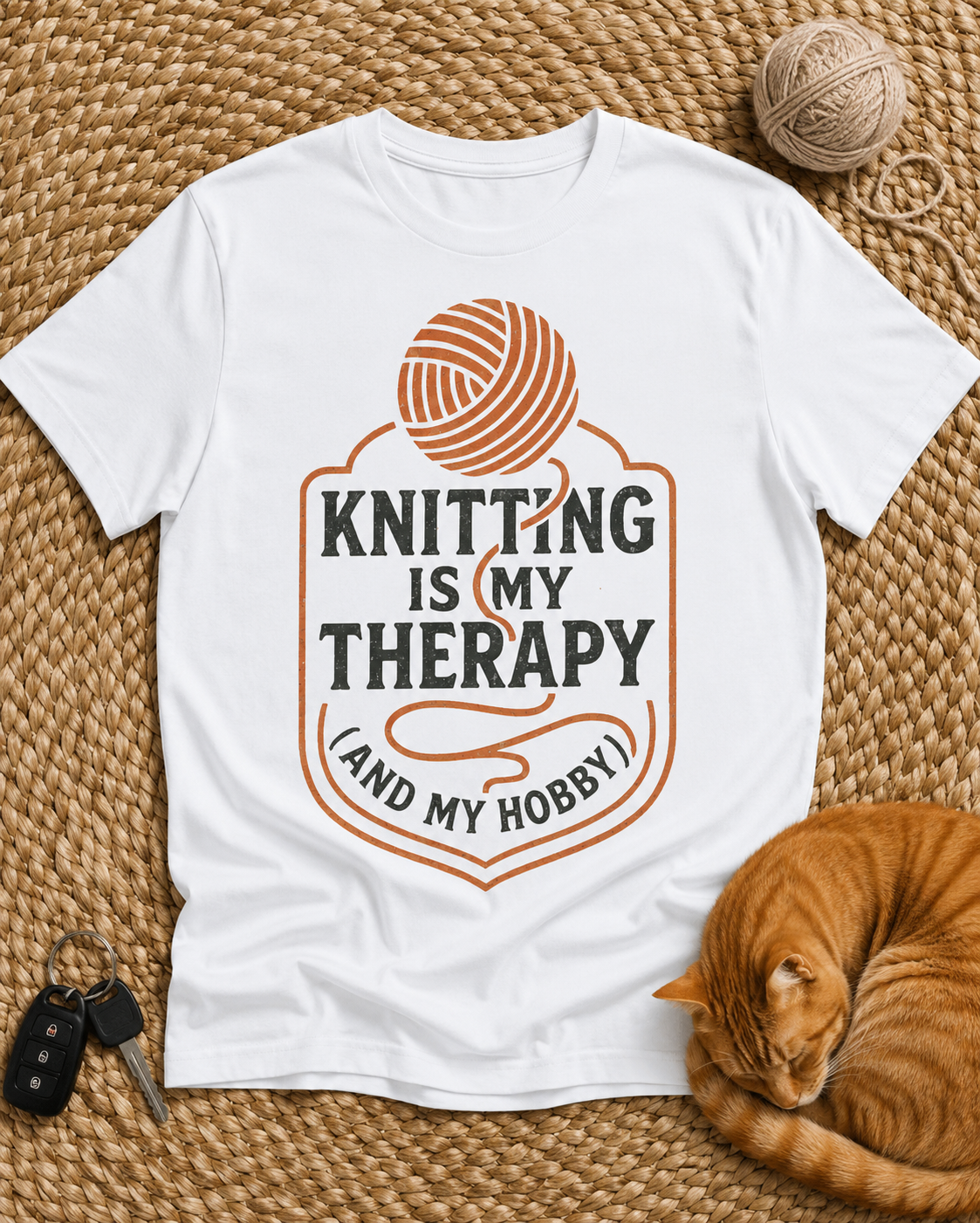 Knitting Yarn Ball T-Shirt