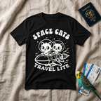 Space Cats T-Shirt — Cute Retro Astronaut Cat Graphic Tee (“Space Cats”)