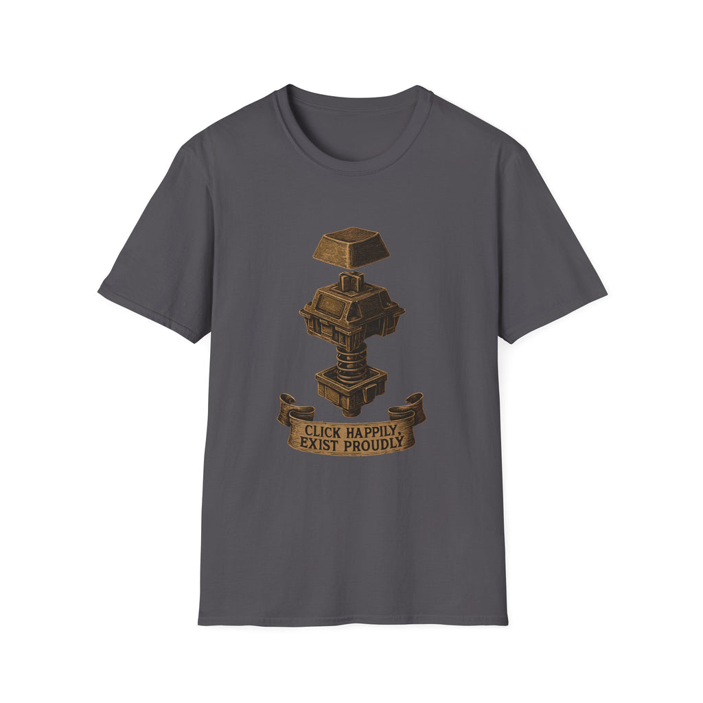 Spring-loaded mechanical sculpture T-Shirt