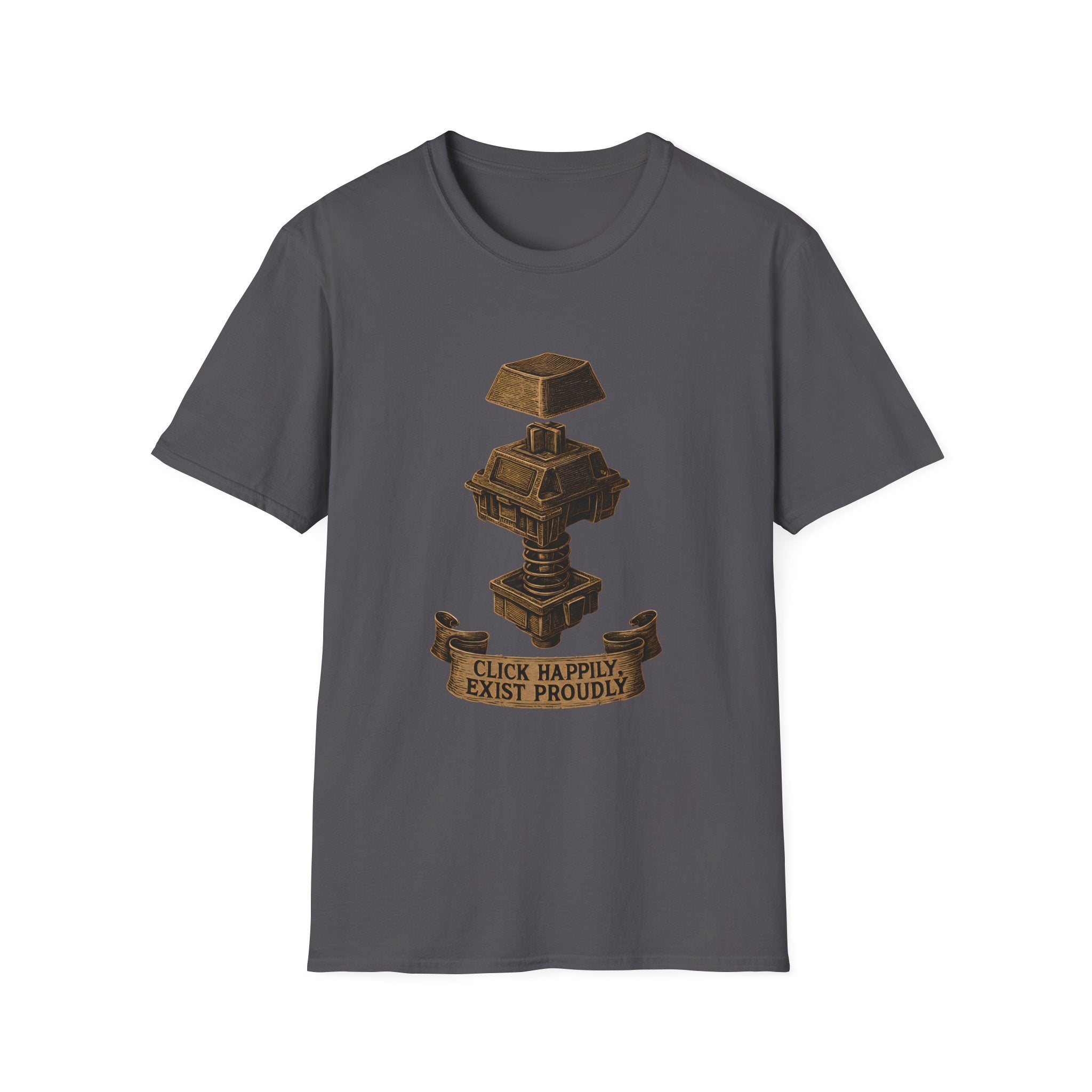 Spring-loaded mechanical sculpture T-Shirt