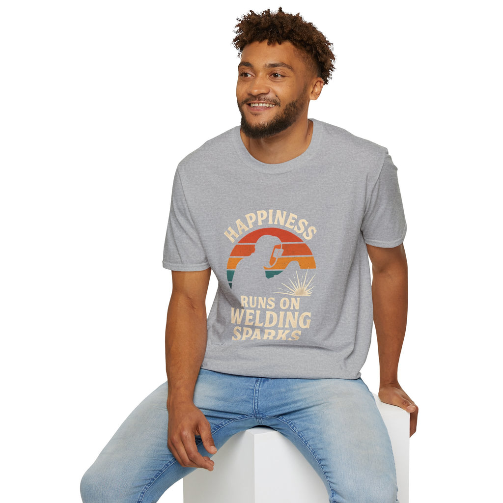 Happiness Runs on Welding T-Shirt