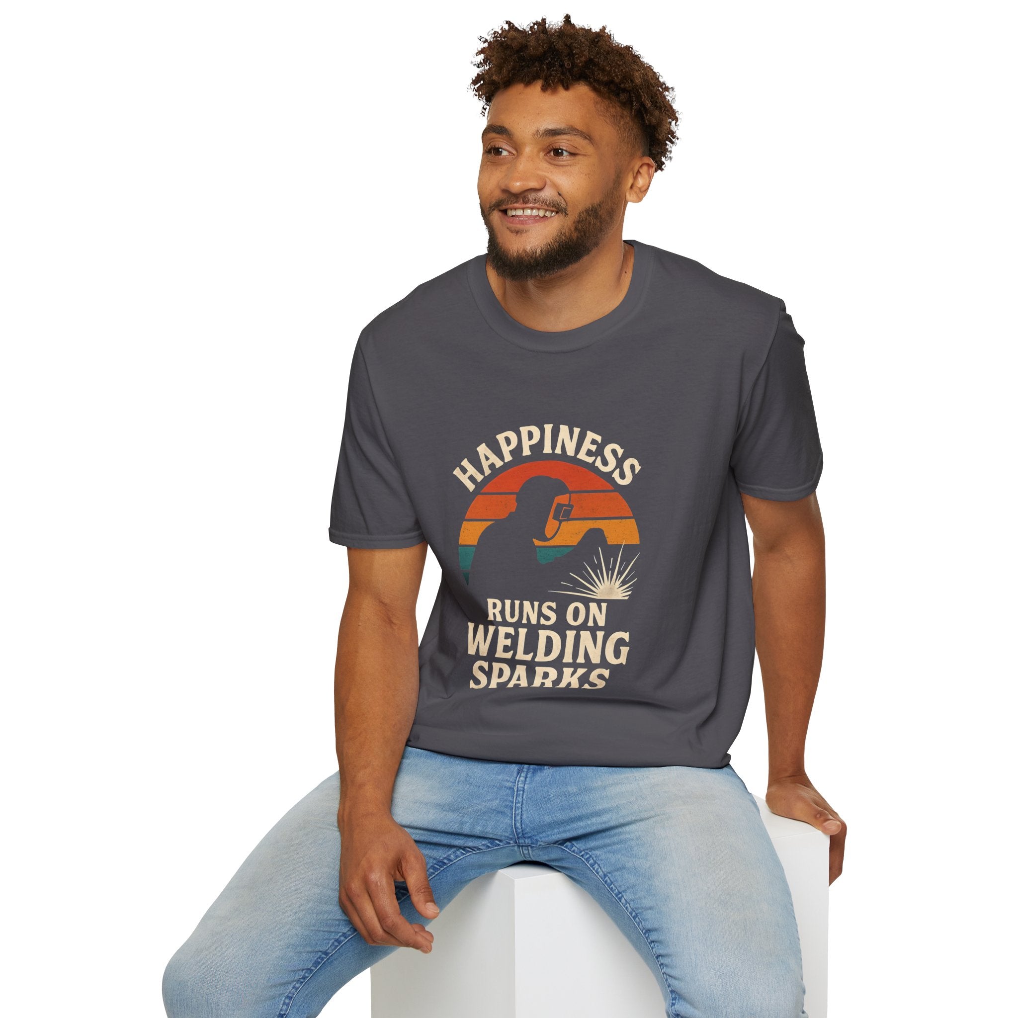 Happiness Runs on Welding T-Shirt