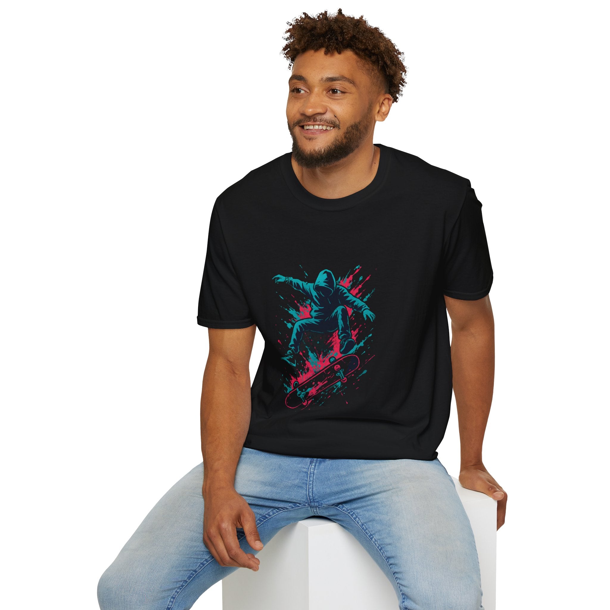 Hooded Skater Jump T-Shirt