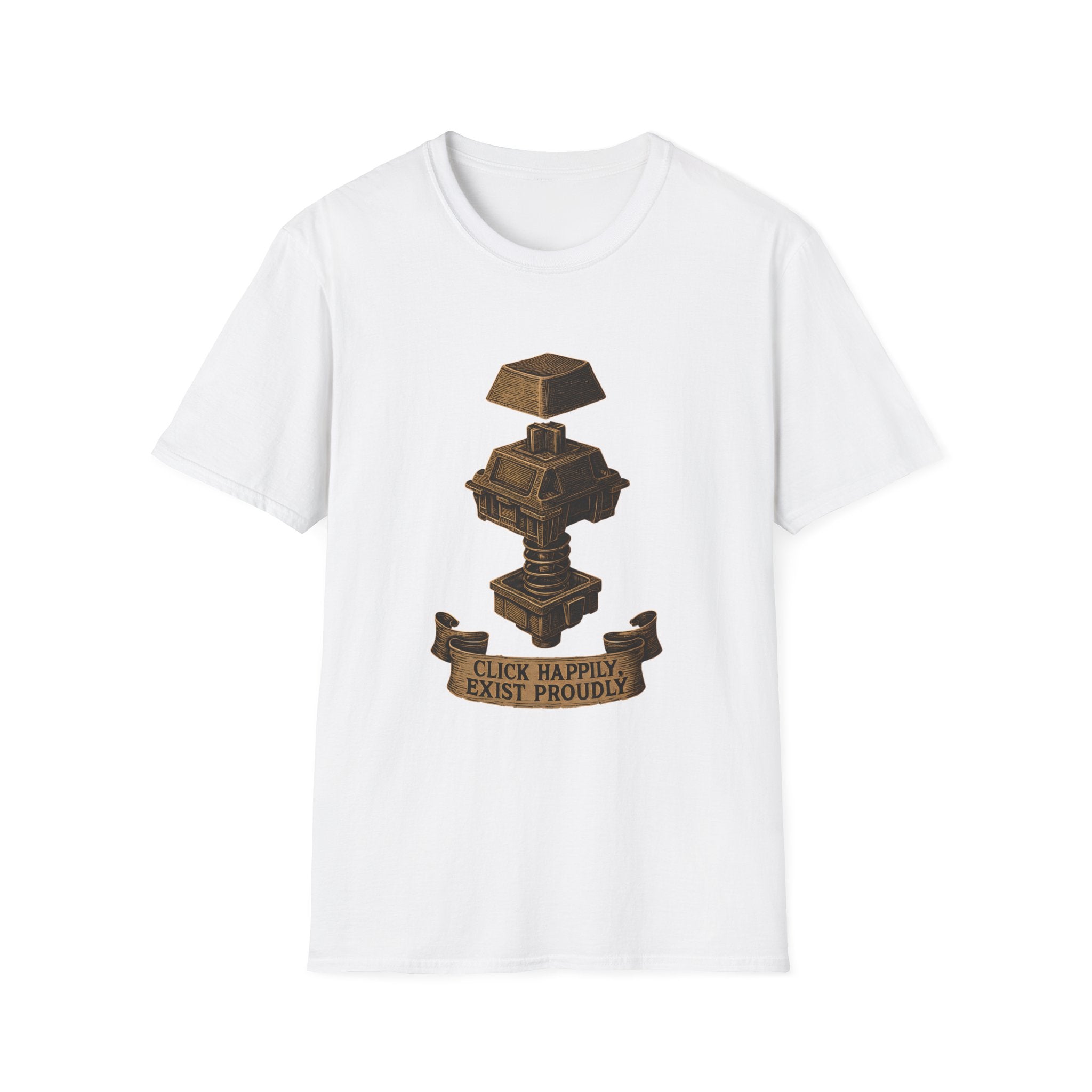 Spring-loaded mechanical sculpture T-Shirt