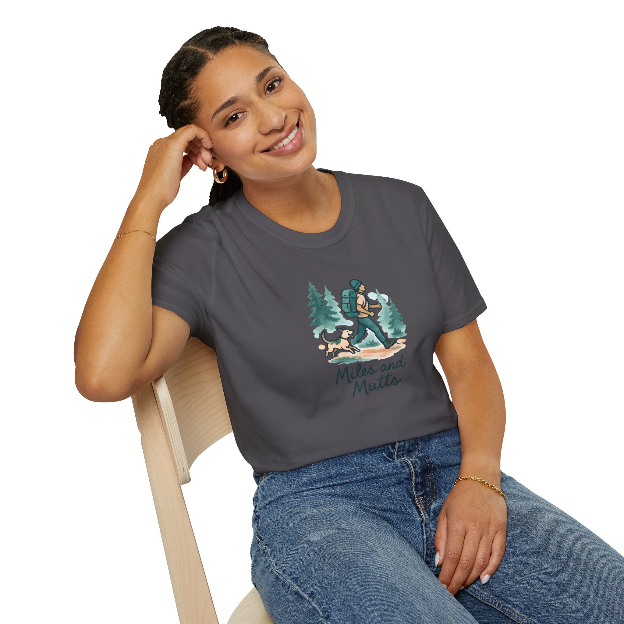 Hiker and Dog Trek T-Shirt