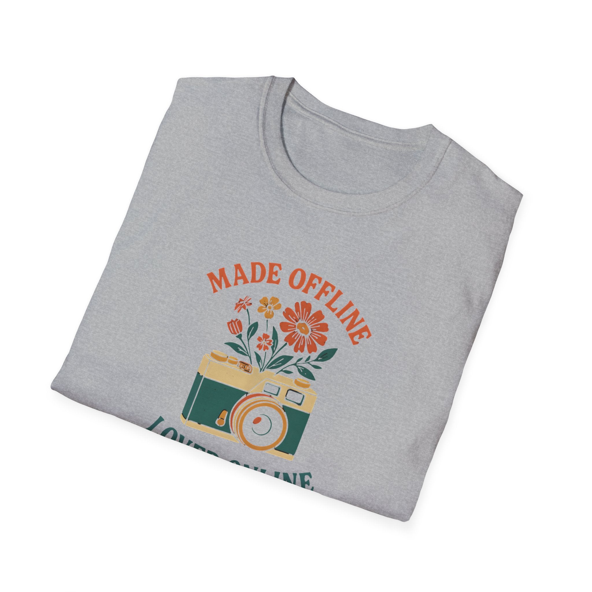 Camera with Flowers T-Shirt