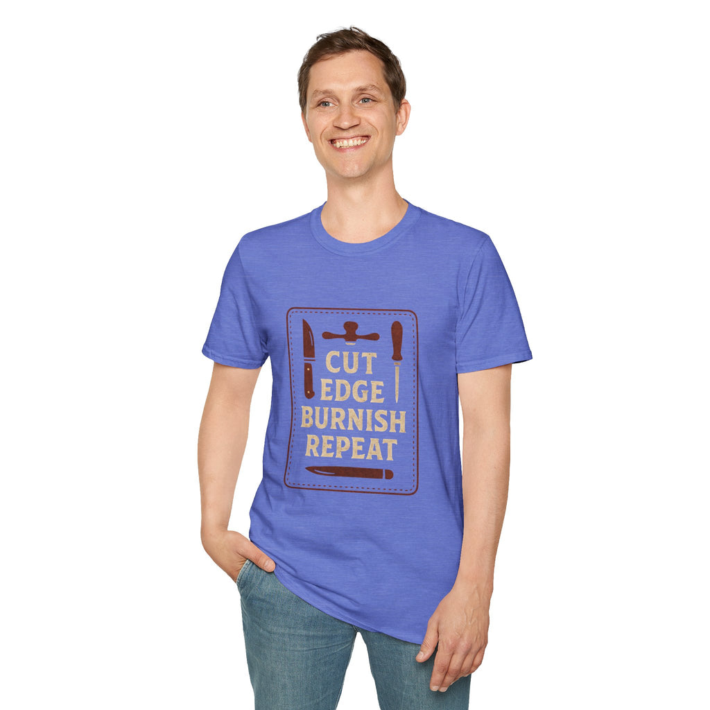 Cut Edge Burnish Repeat T-Shirt