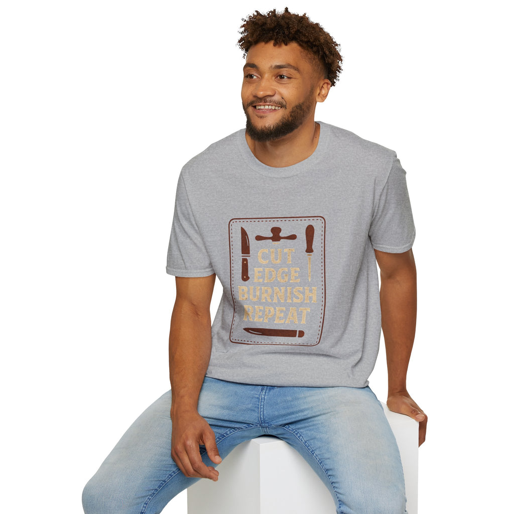 Cut Edge Burnish Repeat T-Shirt