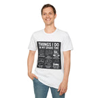 Things I Do In My Spare Time SKATEBOARD Graphic Tee