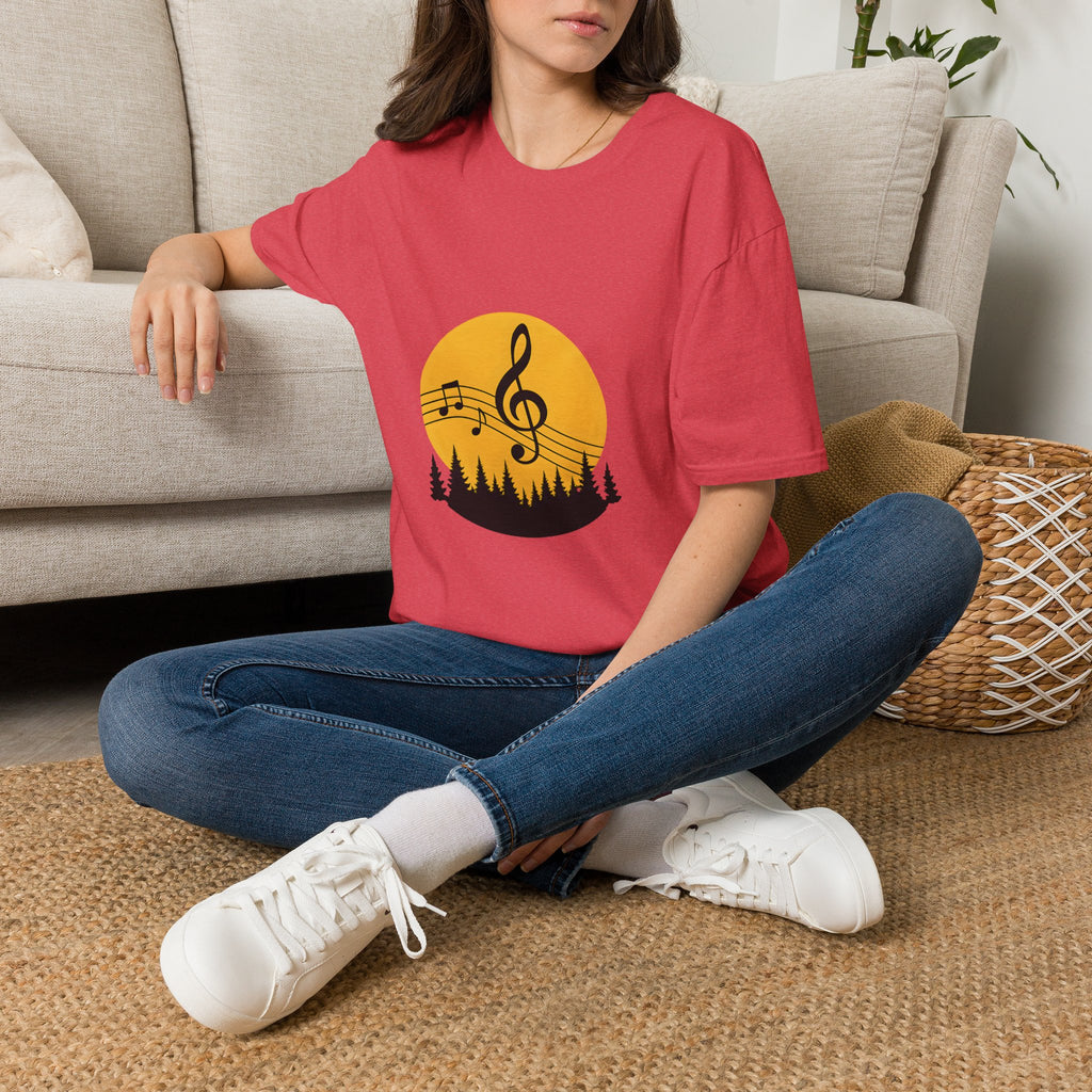 Treble Clef Sunset T-Shirt