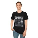 Things I Do In My Spare Time SKATEBOARD Graphic Tee